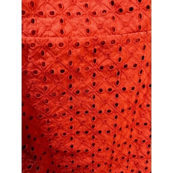 Ann Taylor Women's Eyelet Peplum Top Small - Picture 3 of 4